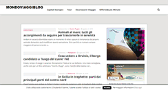 Desktop Screenshot of mondoviaggiblog.com